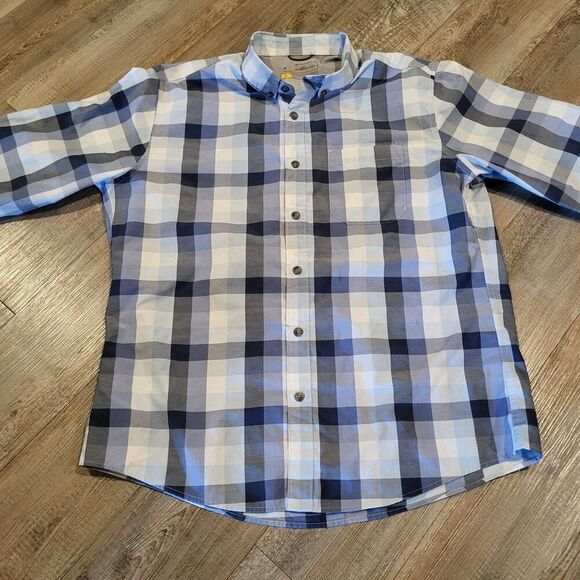Eddie Bauer Classic Fit Button Up Light Weight Shirt Mens Size Large - Picture 6 of 8
